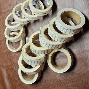 ULINE Rolls of Clothing Round & Strip Size Labels Stickers - partial rolls